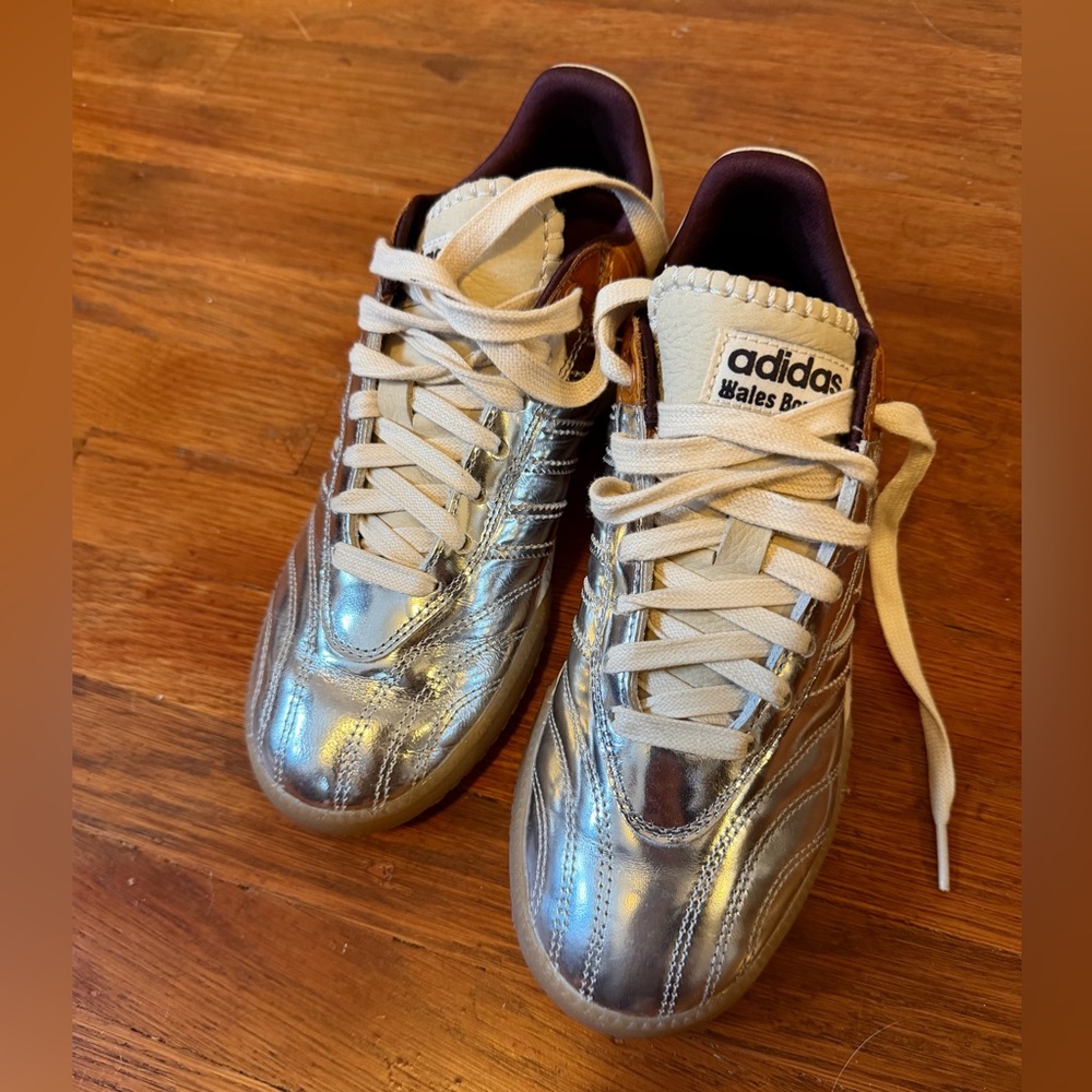 Adidas x Wales Bonner silver Samba sneakers